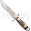 Linder Small Bowie Fixed Blade Knife - Polish Plain