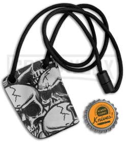 Linos Kydex Skull Sheath W/ Black Neck Cord For Boker Kalashnikov KALS 5 Linos Kydex Skull Sheath W/ Black Neck Cord For Boker Kalashnikov KALS -Knives Sale Online Shop Linos Kydex Sheath Skull for Boker Kalashnikov Black Neck Cord KALS BHQ 80739 jr bottlecap large