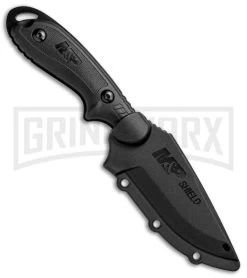 M&P Shield 1084320 Black Fixed Blade Knife Black - Black Plain -Knives Sale Online Shop MP Shield Fixed Black Black 1084320 BHQ 82371 jr sheath large