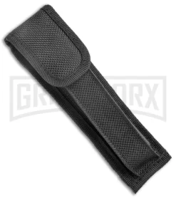 Mago 11" Black Smoke Abyss Italian Stiletto OTF Automatic Knife - Dagger -Knives Sale Online Shop Mago 11in Black Smoke Abyss Italian Stiletto OTF Auto Dagger GX 36381 jr sheath large