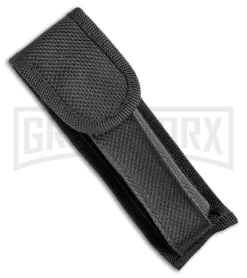 Mago 9" Black Marble Italian Stiletto OTF Automatic Knife Dagger - Satin Plain -Knives Sale Online Shop Mago 9in Black Marble Italian Stiletto OTF Satin Bolsters Dagger Satin GX 33908 jr sheath large