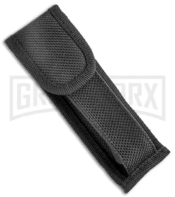 Mago 9" Black Smoke Abyss Italian Stiletto OTF Automatic Knife - Black Bolsters -Knives Sale Online Shop Mago 9in Black Smoke Abyss Italian Stiletto OTF Black Bolsters Satin GX 36248 jr sheath large