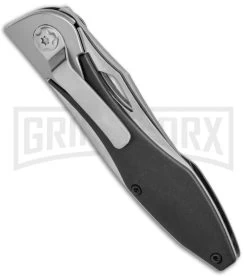 Mantis MT-2HC Class Act Folding Knife - Satin Plain -Knives Sale Online Shop Mantis Class Act Liner Lock MT2HC BHQ 12835 jr side large