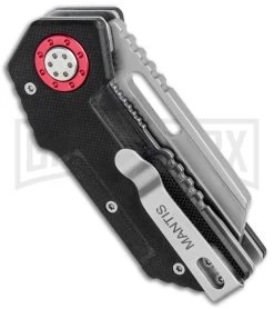 Mantis MT-9 Pit Boss Folding Knife - Bead Blast Plain -Knives Sale Online Shop Mantis Pit Boss LL BB MT 9a BHQ 12833 jr side large