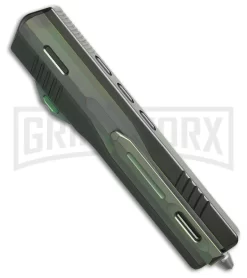 No Limit Night Stalker II Green D/E OTF Automatic Knife - Satin Plain M390 5 No Limit Night Stalker II Green D/E OTF Automatic Knife - Satin Plain M390 -Knives Sale Online Shop No Limit Night Stalker II Green DE OTF AK Satin Plain M390 GX 41819 td side large