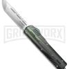 No Limit Night Stalker II Green S/E OTF Automatic Knife - Satin Plain M390