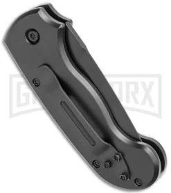 Paragon Snapper Black Automatic Knife -Black Drop Point 6 Paragon Snapper Black Automatic Knife -Black Drop Point -Knives Sale Online Shop Paragon Snapper Black Auto Black BHQ 122942 jr side large