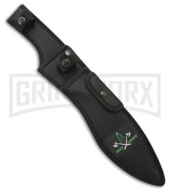 Renegade Tactical Steel Deep Woods Cobra 2-Piece Machete Set Black ABS - Black -Knives Sale Online Shop Renegade Tactical Steel Deep Woods Cobra 2 piece machete set black abs black BHQ 61543 er sheath large