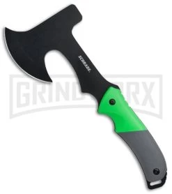 Schrade Three Piece Green Rubber Outdoor Combo Pack -Knives Sale Online Shop Schrade 3 Piece Outdoor Fixed Folder Axe Green Rubber Set SCP17 36CP BHQ 75970 jr axe large