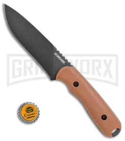 Schrade Frontier Brown Grivory Fixed Blade Knife - Black SW -Knives Sale Online Shop Schrade Frontier brown grivory black sw SCHF42D BHQ 62025 er size large