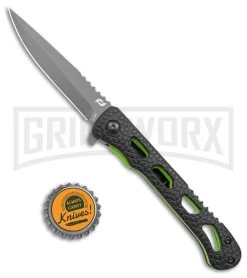 Schrade Inert CLR Black Aluminum Liner Lock Knife - Gray Plain -Knives Sale Online Shop Schrade Inert CLR LL black aluminum Gray BHQ 140096 jr bottlecap large