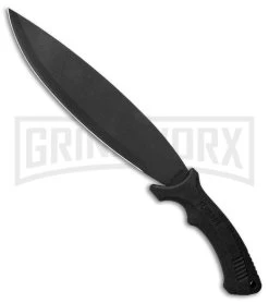 Schrade Mini-Bolo II Black Machete Knife - Black Plain