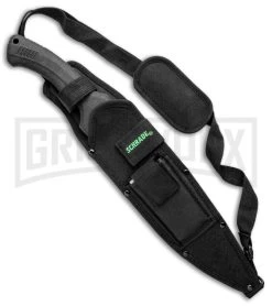 Schrade Mini-Bolo II Black Machete Knife - Black Plain -Knives Sale Online Shop Schrade Mini Bolo II Machete Rubber Black 1100056 BHQ 93634 jr sheath large