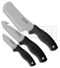 Schrade Old Timer 3-Piece Fixed Blade Hunter's Pack