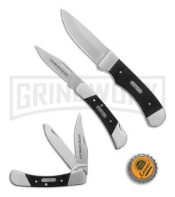 Schrade Old Timer 3 Piece Limited Edition Gift Set -Knives Sale Online Shop Schrade Old Timer LE fixed pocket set of 3 BHQ 76606 er bottlecap large