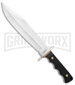 Schrade Old Timer OT Black Polymer Bowie Knife & Folder Satin Plain -Knives Sale Online Shop Schrade Old Timer OT Bowie Folder 1158653 BHQ 122407 jr fixed large