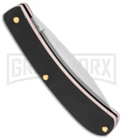 Schrade Old Timer OT Black Polymer Bowie Knife & Folder Satin Plain -Knives Sale Online Shop Schrade Old Timer OT Bowie Folder 1158653 BHQ 122407 jr folding side large