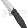 Schrade Slyte Black Stainless Steel Compact Frame Lock Knife - Satin Plain