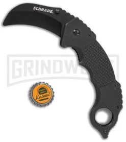 Schrade Trainer Karambit Black G-10 Folding Knife - Black Plain -Knives Sale Online Shop Schrade Trainer Karambit Black G 10 Black SCH110 TR BHQ 68117 jr bottlecap 2 large