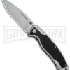 Schrade Ultra Glide Black G-10 Folding Knife - Stonewash Plain