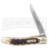 Uncle Henry Cat Paw Staglon Folding Knife - Satin Plain