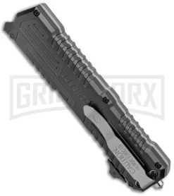 Schrade SCHOTF3B Viper OTF Assisted Opening Knife - Black Plain -Knives Sale Online Shop Schrade Viper OTF Assisted Opening Knife Black SCHOTF3B BHQ 11577 jr side large