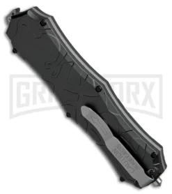 Smith & Wesson Spring Assisted Finger Actuator Spear Point OTF Knife - Black 8 Smith & Wesson Spring Assisted Finger Actuator Spear Point OTF Knife - Black -Knives Sale Online Shop Smith Wesson OTF Assist Finger Actuator Spear Point Black SWOTF9B BHQ 67476 jr side large