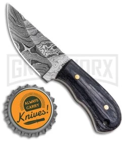Tallen Miniature Pakka Wood Fixed Blade Knife - Damascus Plain -Knives Sale Online Shop Tallen Miniature Pakka Wood Damascus Plain HK 053 GX 32305 jr bottlecap large