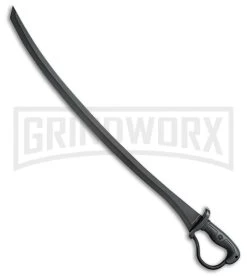 United Cutlery Combat Commander Saber Black ABS Sword - Black Plain