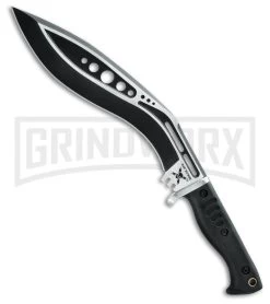 United Cutlery M48 Black TPR Fixed Blade Knife - Two-Toned Plain