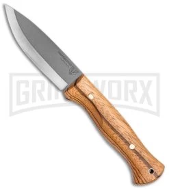 United Cutlery Bushmaster Explorer Wood Fixed Blade Knife - Gray Plain