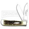 Winchester Trapper Brown Imitation Stag Pocket Knife