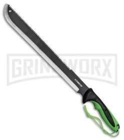Z-Hunter Zombie Saber Green Machete - Two-Tone Plain