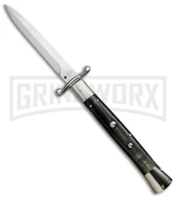 AGA Campolin 13" Dark Horn Italian Swinguard - Satin Dagger