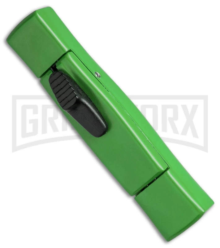 AKC Minion Concord Green OTF Automatic Knife - Satin Plain 2 AKC Minion Concord Green OTF Automatic Knife - Satin Plain - Image 2