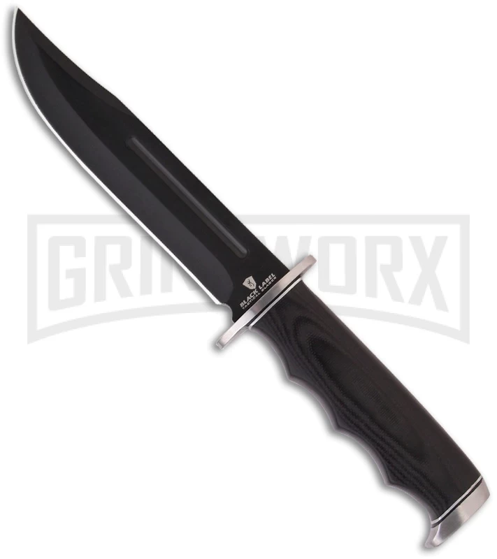 Browning Black Label Point Blank Knife - Black Plain 1 Browning Black Label Point Blank Knife - Black Plain