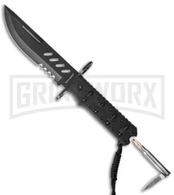 Black Legion Covert Combat Fixed Blade Knife - Black Plain -Knives Sale Online Shop black legion bv214 bullet cm large
