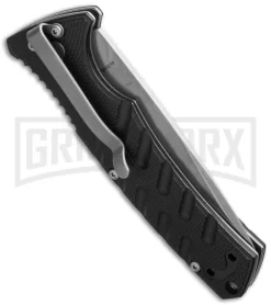 Boker Plus Strike Manual Knife - Drop Point Stonewash Plain -Knives Sale Online Shop boker 01bo400n side cm large