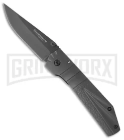 Boker Magnum Code Gray Folding Knife - Gray Plain