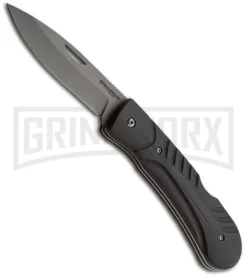 Boker Magnum Griptech Folding Knife - Gray Plain
