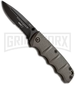 Boker Plus Mini Kalashnikov Black Folding Knife - Black Serr