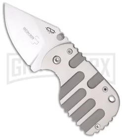 Boker Plus Chad Los Banos Subcom Titanium Knife - Satin Plain