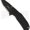 Boker Plus CLB Trance Black Folding Knife - Black Serr
