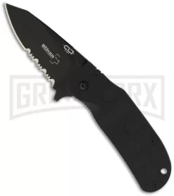 Boker Plus CLB Trance Black Folding Knife - Black Serr