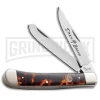 Boker Trapper Sim Tortoise Pocket Knife - Satin Plain