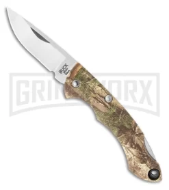 Buck Knives Buck Nano Bantam RealTree Xtra Camo Folding Knife - Satin Plain