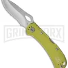 Buck Knives SpitFire Green Pocket Knife 0722GRX1 (3.25" Serr)