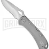 Buck Knives SpitFire Grey Folding Knife - Satin Serr