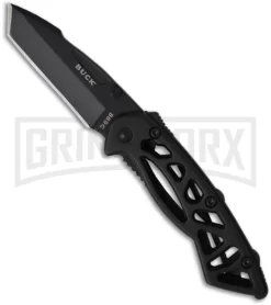 Buck Knives Buck Mini Bones 869 Folding Knife - Black Plain