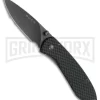 Buck Knives Buck Nobleman Simulated Carbon Fiber Folding Knife - Satin Plain